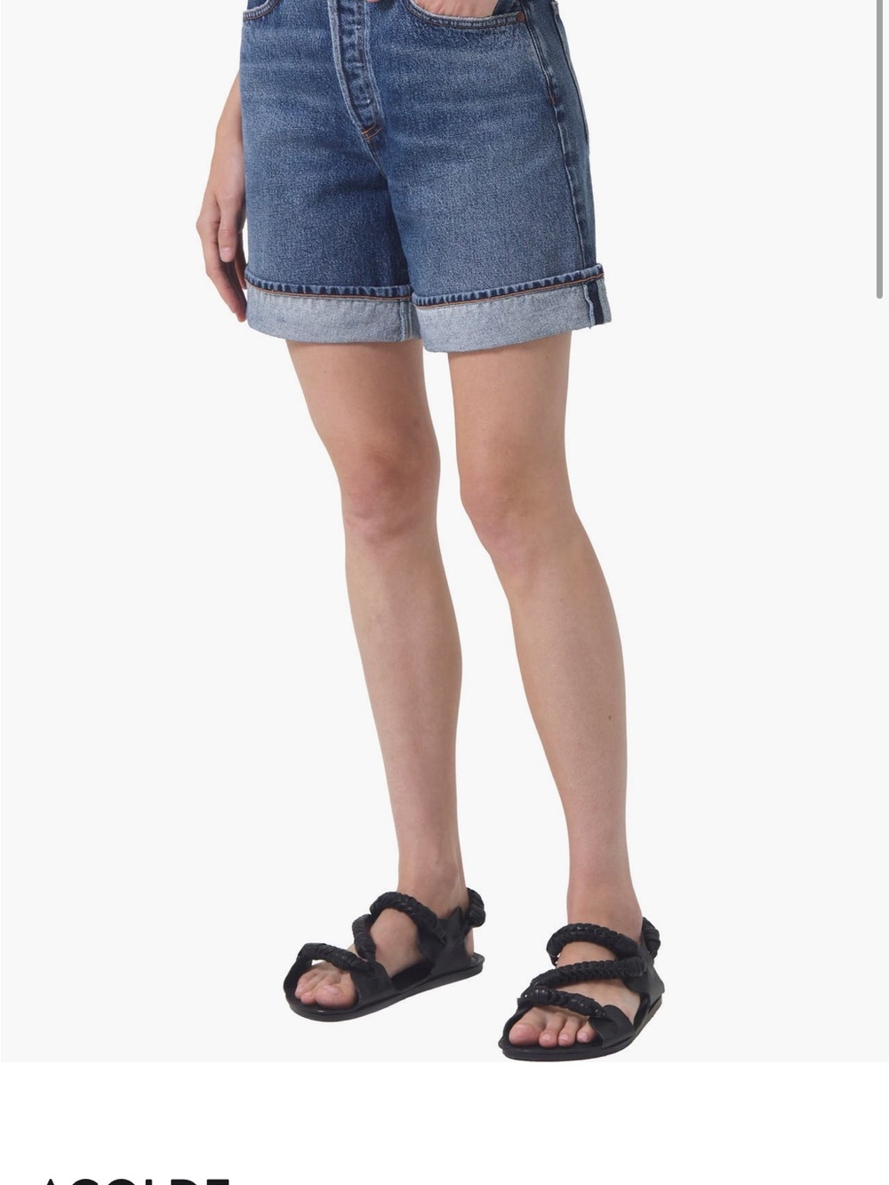 Agolde Dame Cuffed Short - 26